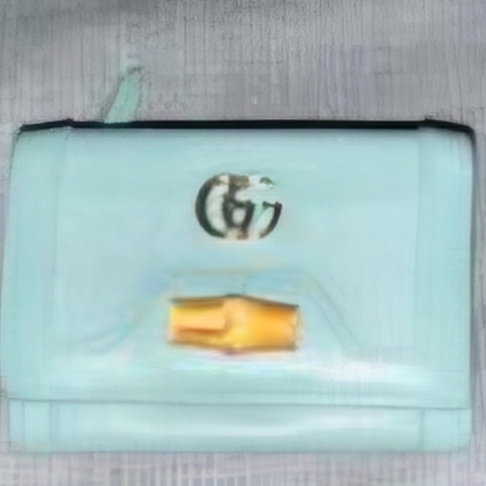 Gucci Aqua Leather Wallet with Bamboo Accent - Picture 2 of 10